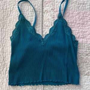 pacsun aqua blue tank